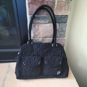 Vera Bradley Black Satchel Bag